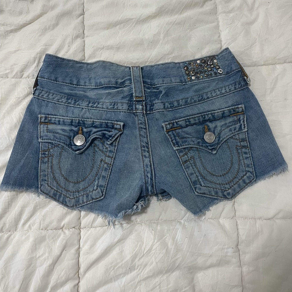Embellished True Religion Shorts💎